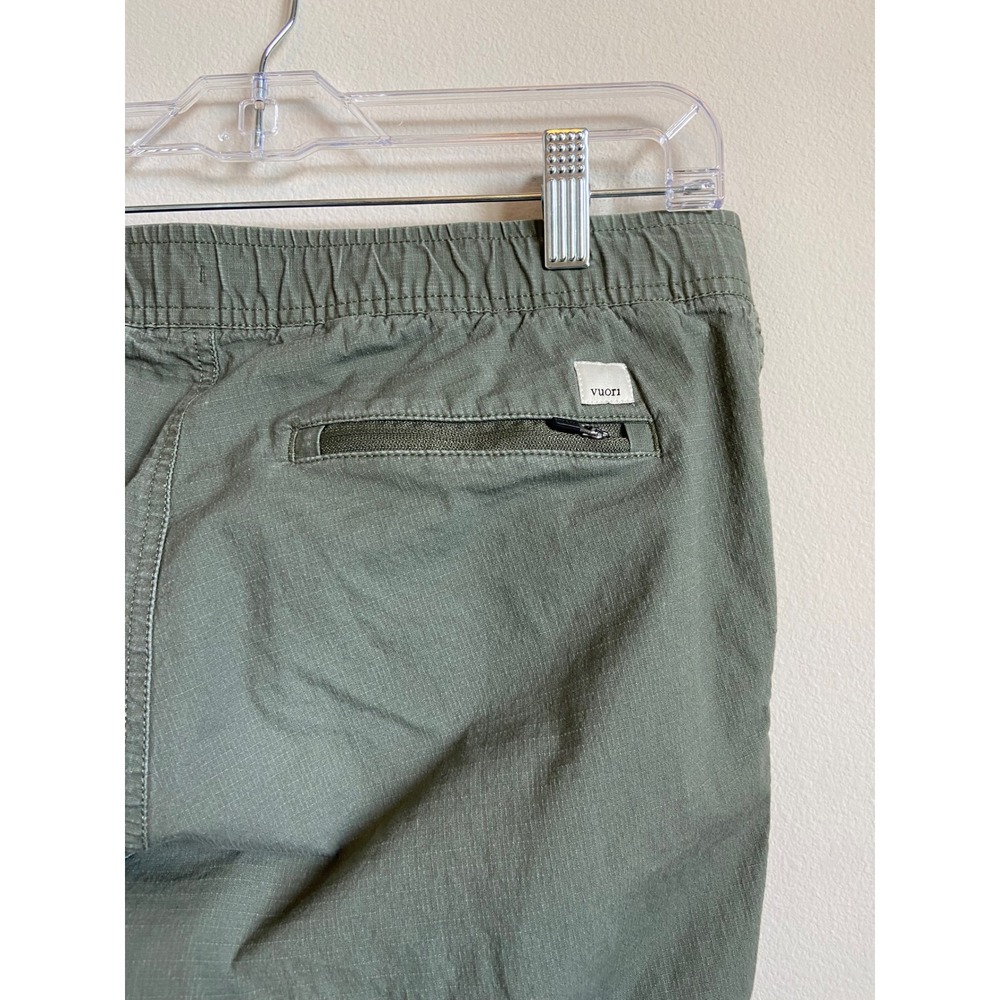Vuori‎ Ripstop Climber Pants Medium Army Green VW401 Organic Cotton Stretch - Picture 5 of 8